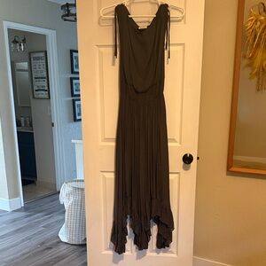 Joyfolie Mia Joy Charcoal Asymmetrical Dress